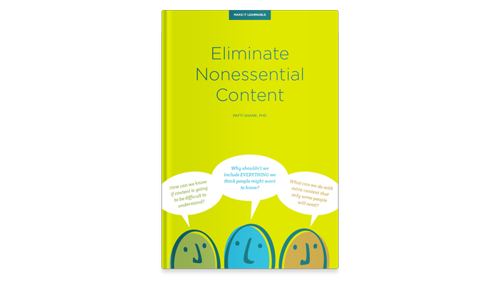 Eliminate Nonessential Content